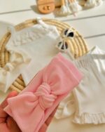 بادی رکابی و شورتک چین دار - Image 6