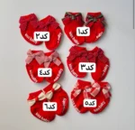 جوراب قرمز دخترونه - Image 3